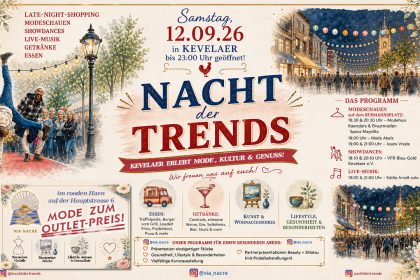 Nacht der Trends Programmflyer Via Nacre - DE Version